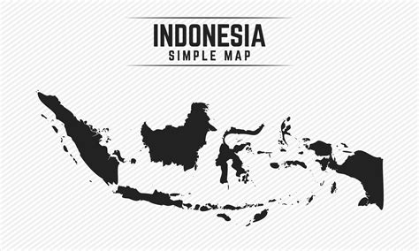 indonesian map simple